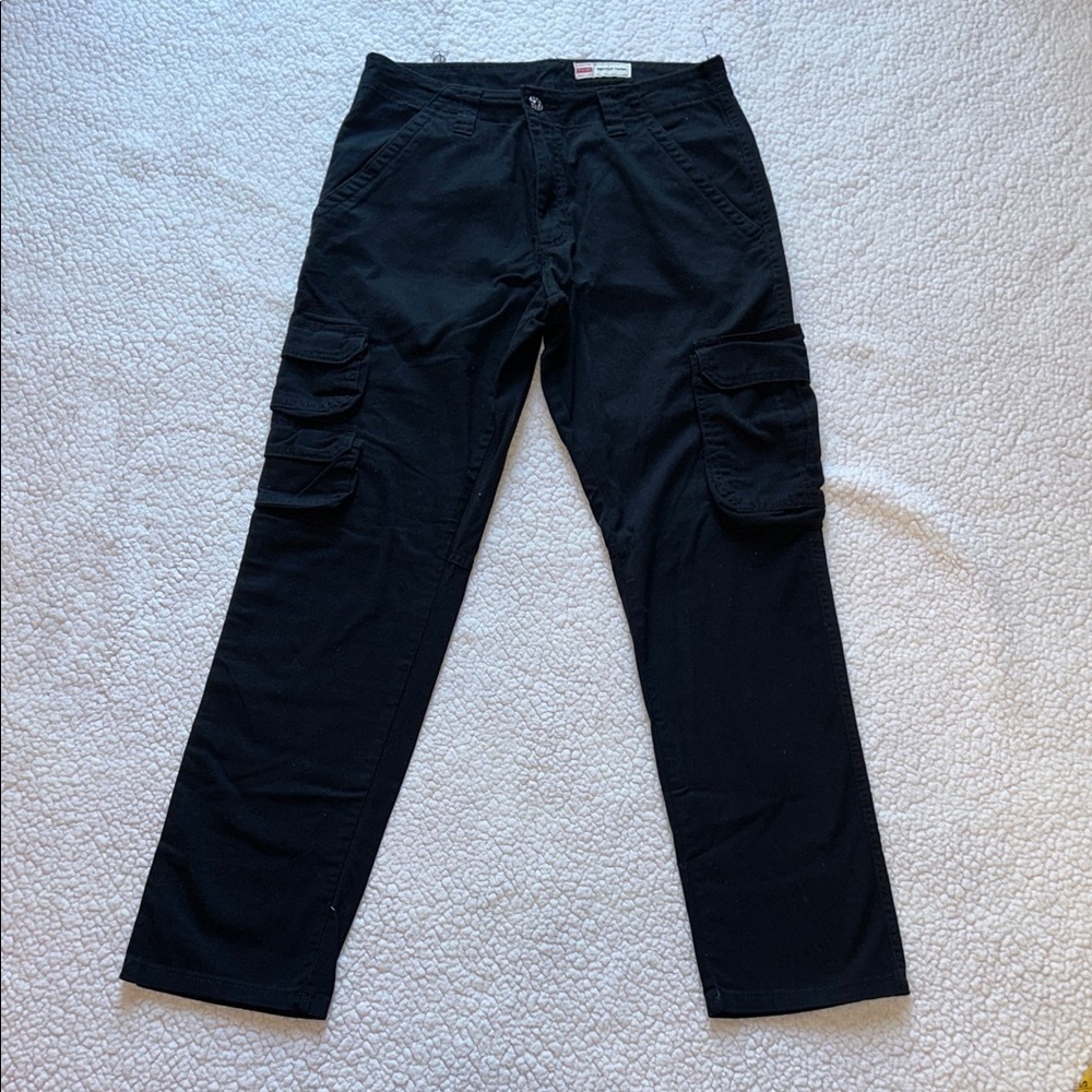 Wrangler Men's Black Cargo Pants
